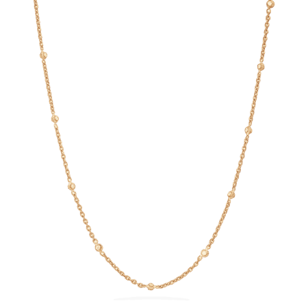 22 carat Gold Chain with Polki Stones 22 carat Gold Chain with Polki Stones