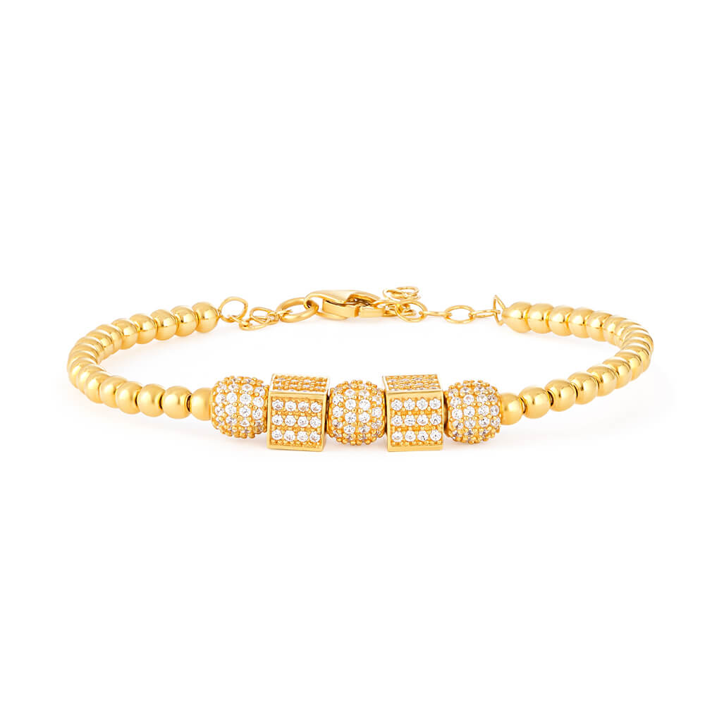 22ct Yellow Gold Cubic Zirconia Bracelet 22ct Yellow Gold Cubic Zirconia Bracelet