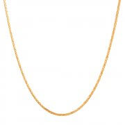 16 Zoll Spiga Kette in 22ct Gelbgold