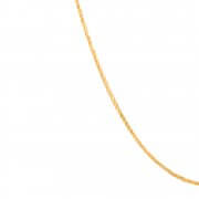 16 Zoll Spiga Kette in 22ct Gelbgold