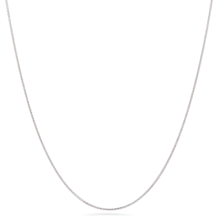18ct White Gold Spiga Chain 20 Inches 18ct White Gold Spiga Chain 20 Inches
