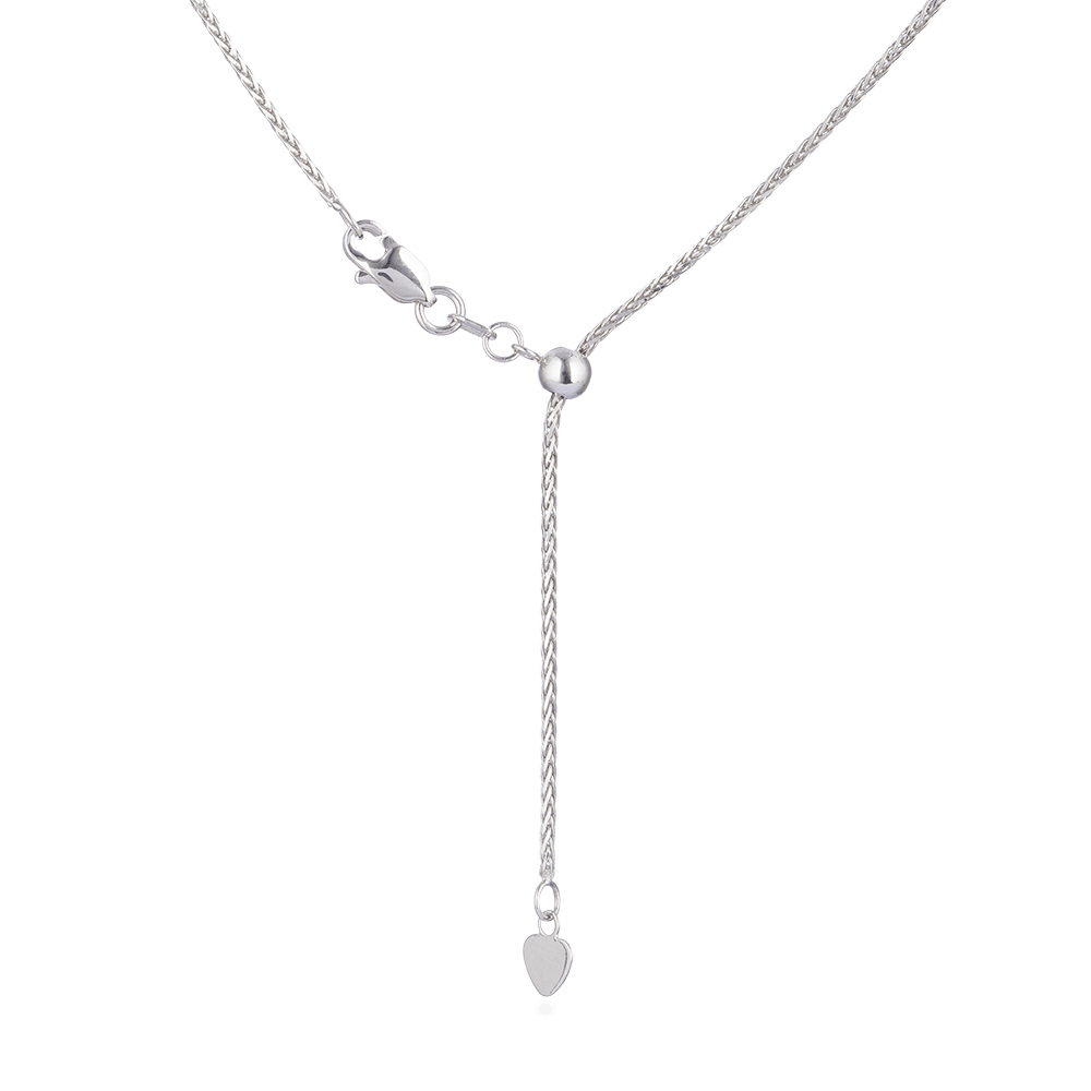 18 Ayar Beyaz Altın Spiga Zincir 20 İnç 18 Ayar Beyaz Altın Spiga Zincir 20 İnç