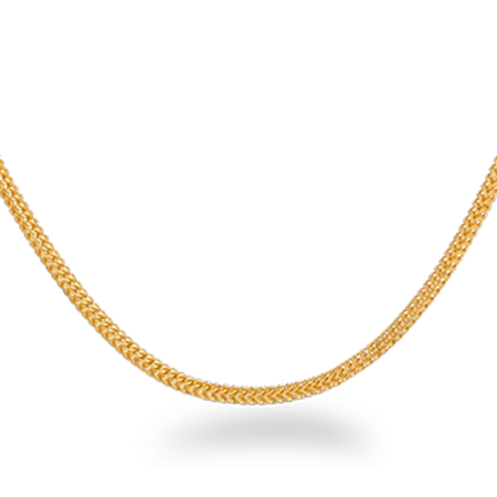 22ct Gold Foxtail Chain 22Inches 22ct Gold Foxtail Chain 22Inches