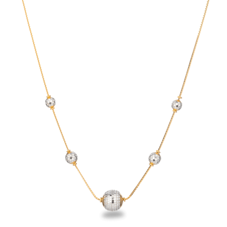 22ct Yellow Gold Ball Necklace 22ct Yellow Gold Ball Necklace