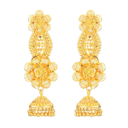 22ct Gold Bridal Earring