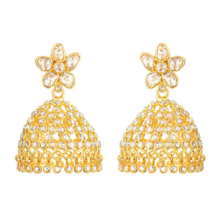 22ct Radiant Polki Earrings 22ct Radiant Polki Earrings