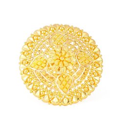 22 Ayar Altın Süslü Telkari Disk Açıklama Yüzüğü 22 Ayar Altın Süslü Telkari Disk Açıklama Yüzüğü