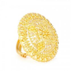 22 Ayar Altın Süslü Telkari Disk Açıklama Yüzüğü 22 Ayar Altın Süslü Telkari Disk Açıklama Yüzüğü