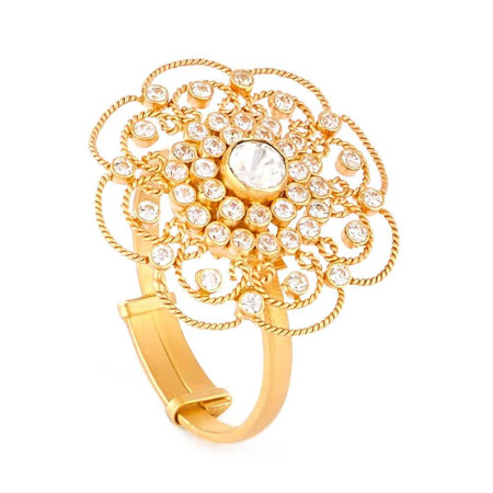 Anusha 22ct Rose Gold Polki Ring Anusha 22ct Rose Gold Polki Ring