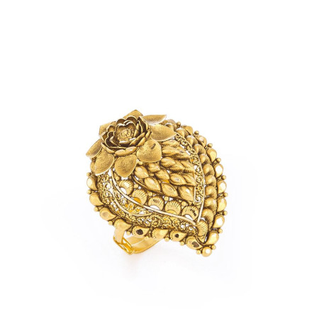 Rosette Gold Floral Ring in 22ct Rosette Gold Floral Ring in 22ct