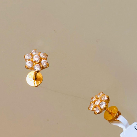 22ct Stud Earring