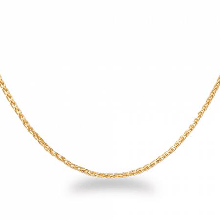 22ct Gold Foxtail Chain 3.5gm 18 Inches 22ct Gold Foxtail Chain 3.5gm 18 Inches
