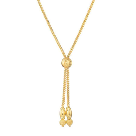 Adjustable Tassel Choker in 22ct Gold