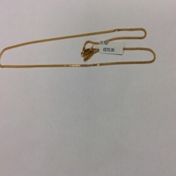 22ct Flat Trace Gliederkette