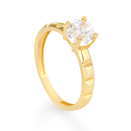 22ct Real Gold Engagement Ring