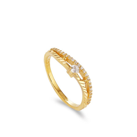 22ct Gold CZ Ring 22ct Gold CZ Ring