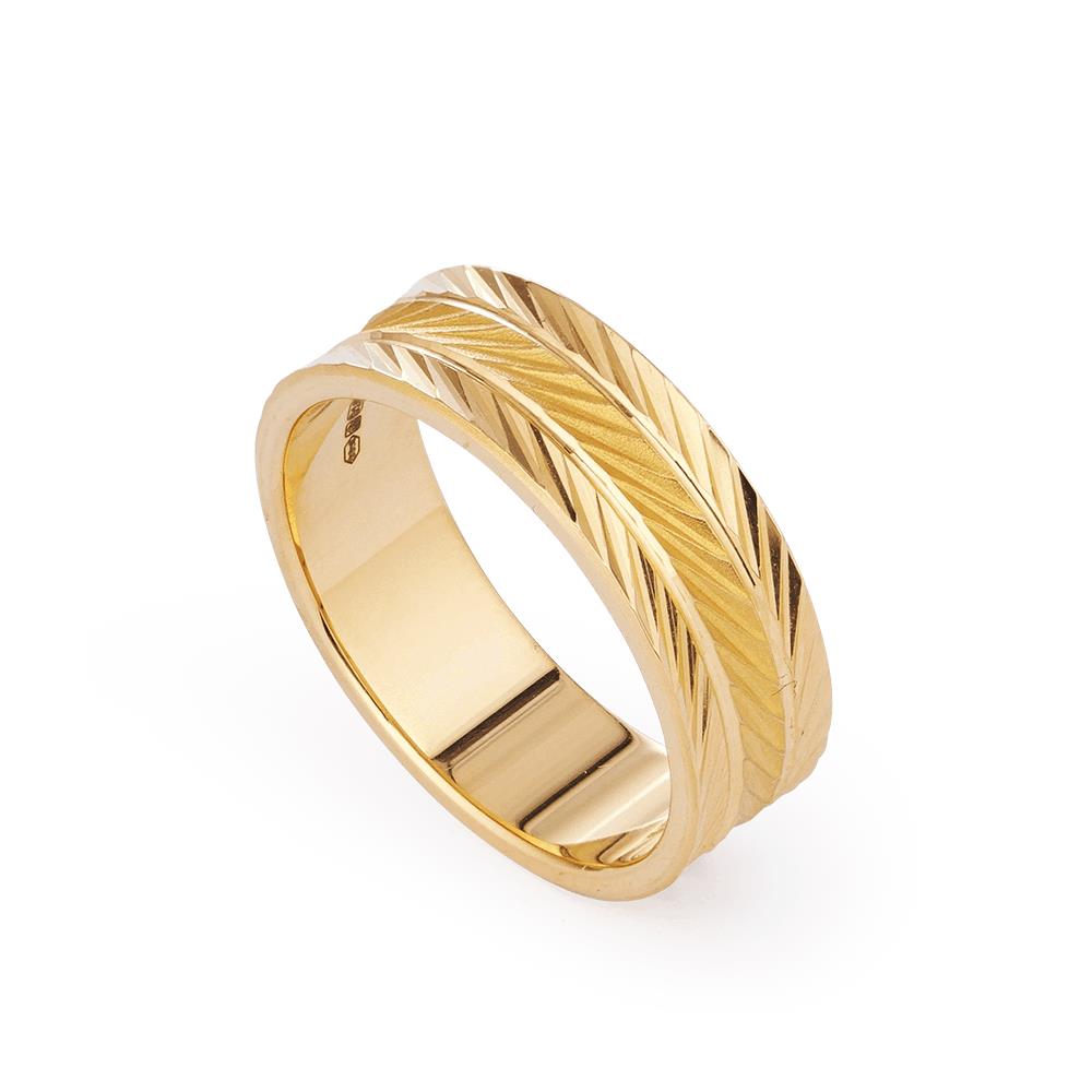 22 ayar altın tüy oyma yüzük 22 ayar altın tüy oyma yüzük