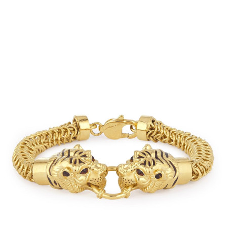 22ct Gold Tiger Gents Bracelet | 8 Inches 22ct Gold Tiger Gents Bracelet | 8 Inches