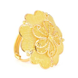 22 ayar altın büyük çiçek kokteyl yüzüğü 22 ayar altın büyük çiçek kokteyl yüzüğü