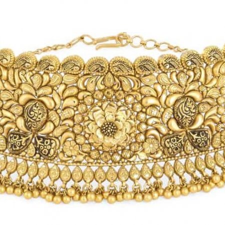 22Carat Gold Necklace With Antique Finish 22Carat Gold Necklace With Antique Finish