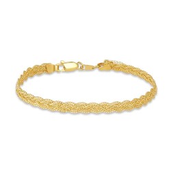22ct Ladies Twisted Armband 3.6gm