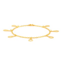 سوار تشارم من الذهب عيار 22 قيراط