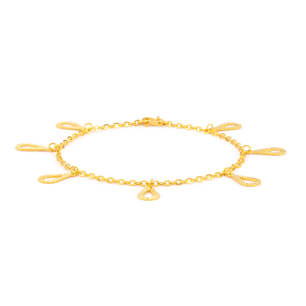 سوار تشارم من الذهب عيار 22 قيراط سوار تشارم من الذهب عيار 22 قيراط