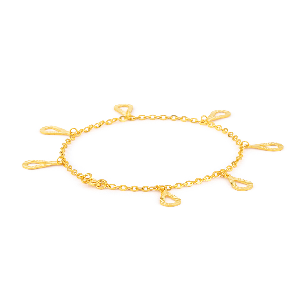 سوار تشارم من الذهب عيار 22 قيراط سوار تشارم من الذهب عيار 22 قيراط