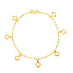 سوار ذهبي متدلي من الذهب عيار 22 قيراط سوار ذهبي متدلي من الذهب عيار 22 قيراط