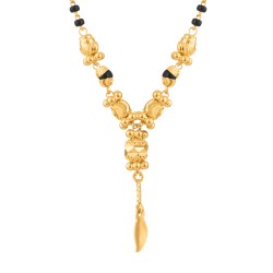 مانغالسوترا ذهبية هندية عيار 22 قيراط