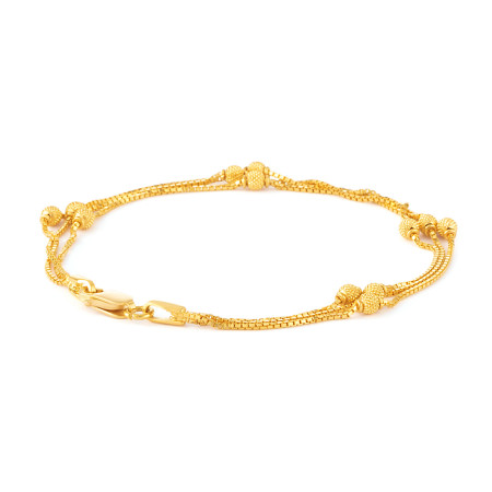 22ct Gold Ladies Bracelet 7gm