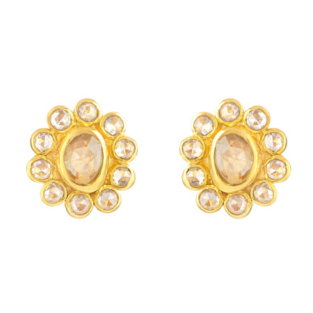 Diya Collection 22ct Gold Stud Earring Diya Collection 22ct Gold Stud Earring
