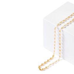 22ct Gold Perlenkette in 17 Zoll