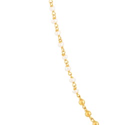 22ct Gold Perlenkette in 17 Zoll