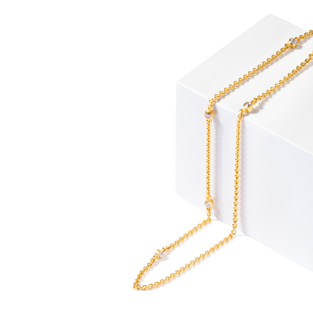 سلسال قلادة ألماس دائرية من الذهب عيار 22 قيراط من قلادة بولكي دائرية من الألماس سلسال قلادة ألماس دائرية من الذهب عيار 22 قيراط من قلادة بولكي دائرية من الألماس