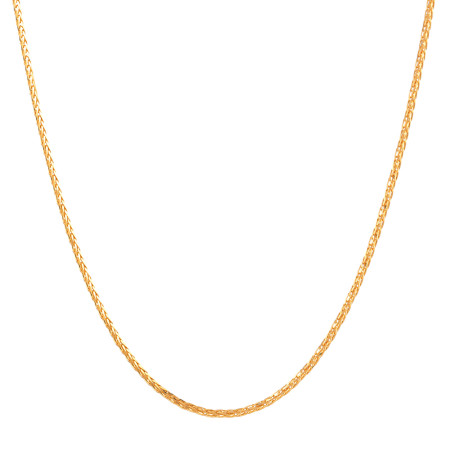 22ct Gold Spiga Fine Chain – 16 Inch 22ct Gold Spiga Fine Chain – 16 Inch