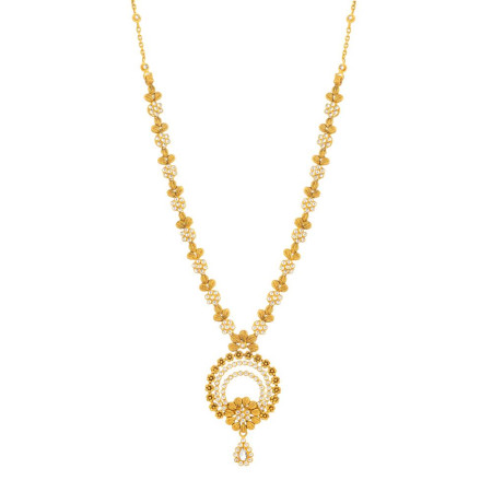 22 Carat Gold Anusha Bridal Necklace