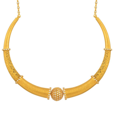 Bridal Necklace In 22 carat Gold