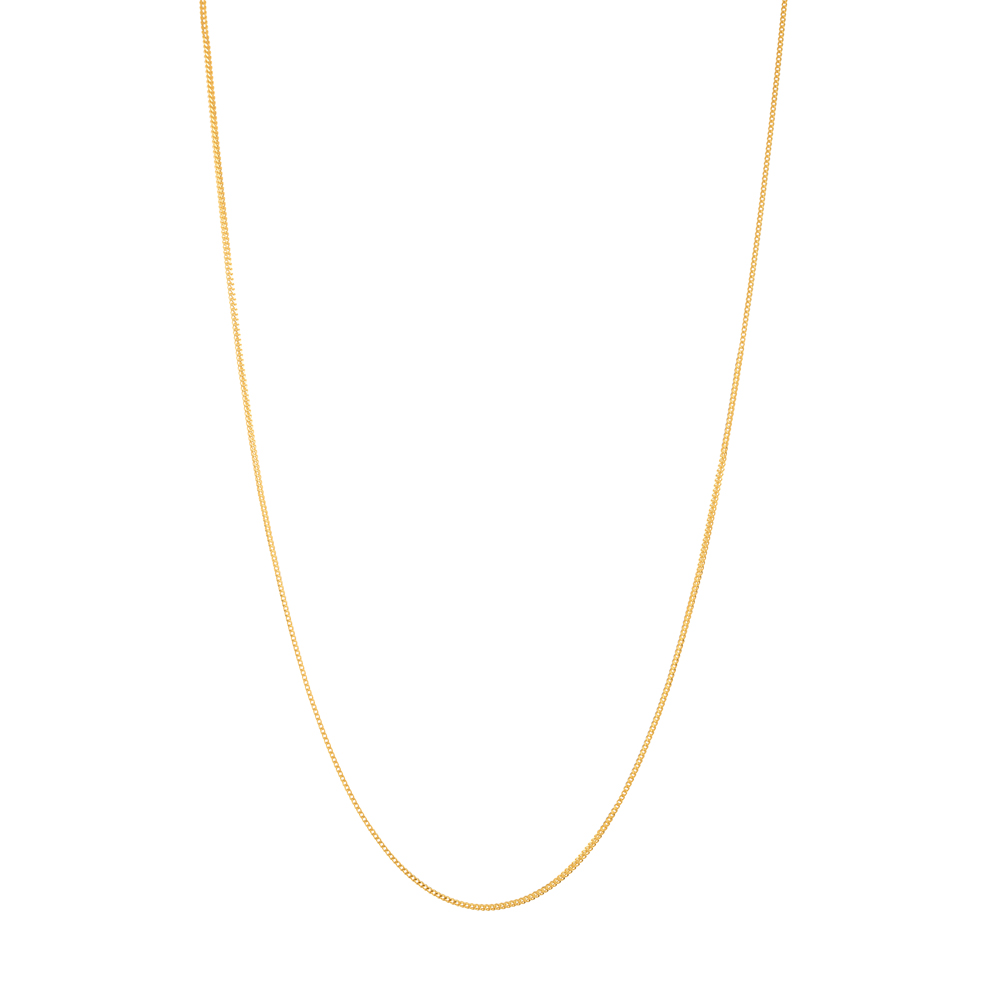 سلسلة ذيل الثعلب الذهبي عيار 22 قيراط 22 بوصة سلسلة ذيل الثعلب الذهبي عيار 22 قيراط 22 بوصة