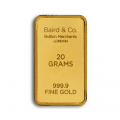 1 Gram Baird & Co. Made Fine Gold Bar 1 Gram Baird & Co. Made Fine Gold Bar