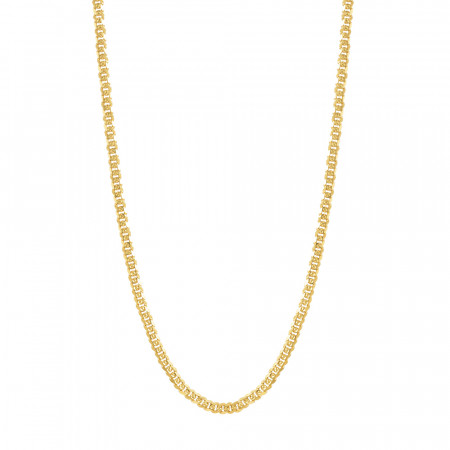 سلسلة كبح ذهبية عيار 22 قيراط في 20 بوصة سلسلة كبح ذهبية عيار 22 قيراط في 20 بوصة