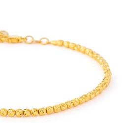 22 Ayar Altın Helix Boncuklu Bayan Bileklik 22 Ayar Altın Helix Boncuklu Bayan Bileklik