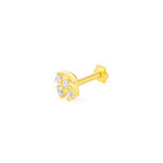 18ct Gelbgold Nose Pin UK