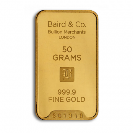 1 Gram Baird & Co. Made Fine Gold Bar 1 Gram Baird & Co. Made Fine Gold Bar
