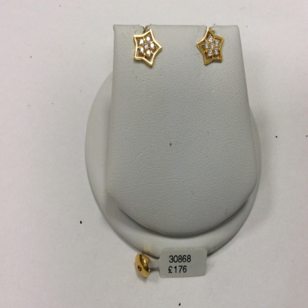 22ct Gold Earring 2.3gm