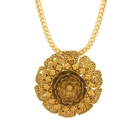 22ct Gold Rosette Statement Pendant 22ct Gold Rosette Statement Pendant