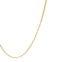 سلسلة من الذهب عيار 22 قيراط 3.5 جرام 16 بوصة سلسلة من الذهب عيار 22 قيراط 3.5 جرام 16 بوصة