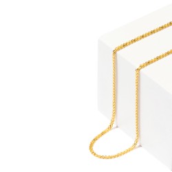 سلسلة من الذهب عيار 22 قيراط 3.5 جرام 16 بوصة سلسلة من الذهب عيار 22 قيراط 3.5 جرام 16 بوصة