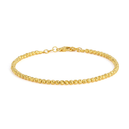22ct Gold Helix Bead Ladies Bracelet 22ct Gold Helix Bead Ladies Bracelet