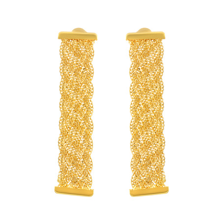 22ct Gold Chain Tassel Stud Earrings 22ct Gold Chain Tassel Stud Earrings